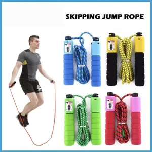 Skipping Jump Rope Soft Handle + Counter / Lompat Tali
