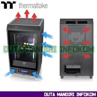 Gambar Thermaltake The Tower 200 Mini Chassis Tempered Glass ITX Gaming Case - Black Edition dari Duta Mandiri Infokom Kota Administrasi Jakarta Pusat 2 Tokopedia