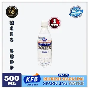 KFB Refresh Sparkling Water Plain | Air Soda - 500 ml (Harga Satuan)