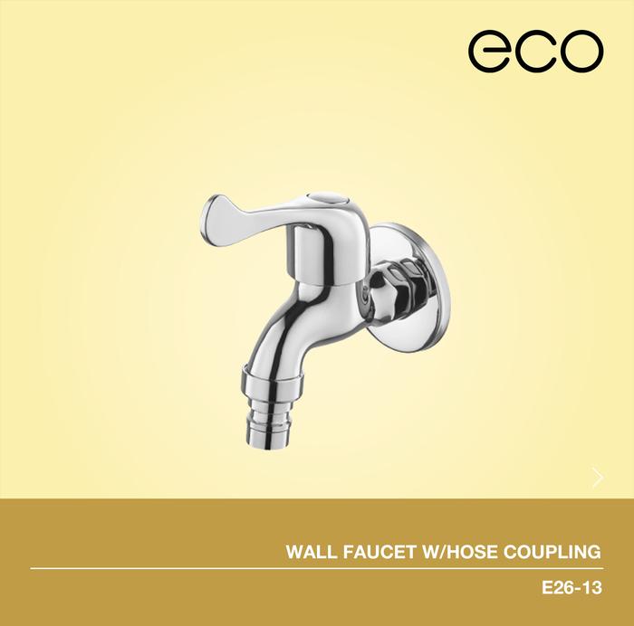 Gambar ECO Wall Faucet With Hose Coupling / Keran Tembok ECO-E26-13 dari PT Surya Pertiwi Kota Tangerang Tokopedia
