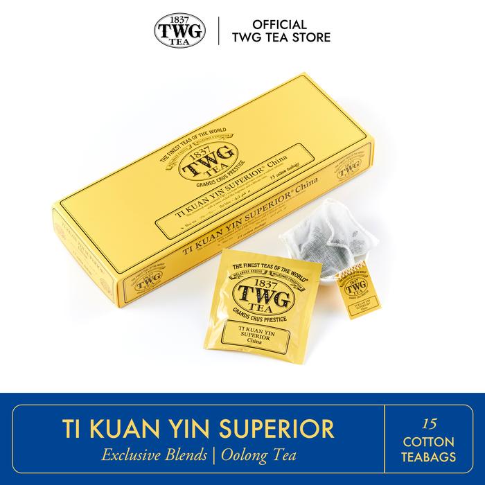 Gambar TWG Tea ǀ Ti Kuan Yin Superior, Cotton Teabag dari TWG Tea Kota Administrasi Jakarta Selatan Tokopedia