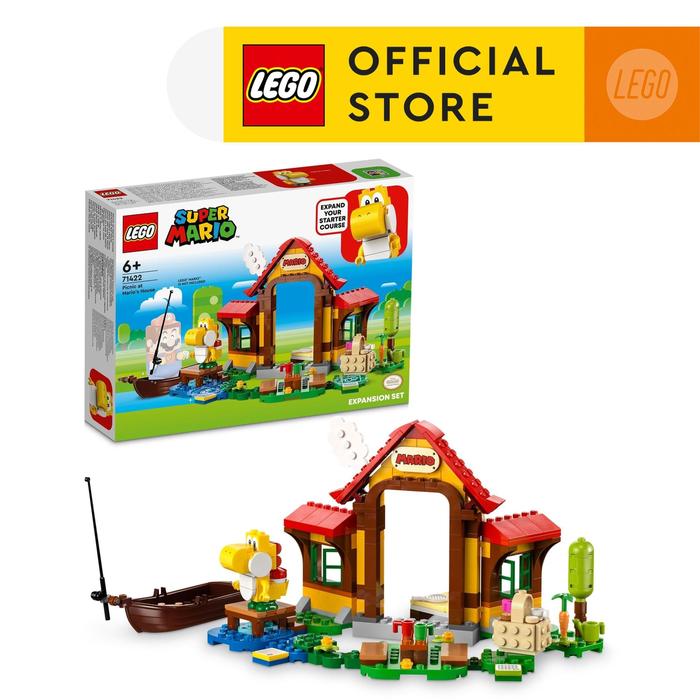 Promo LEGO Super Mario 71422 Picnic at Mario's House Expansion Set (259 ...