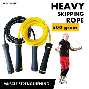 HealthFirst Heavy Jumping Skipping Rope Premium 3 Meter | 500gram