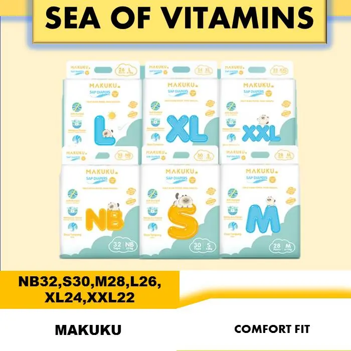 Makuku Comfort Fit Tape/Pants NB,S,M,L,XL,XXL