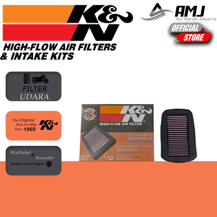 Gambar FILTER UDARA K&N YAMAHA R15 / WR125X YA-1208 ORIGINAL K&N dari Aki Murah Jakarta Kota Tangerang Selatan Tokopedia