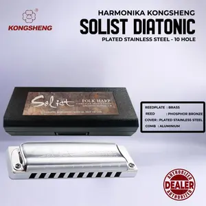 Harmonica Harmonika Kongsheng Solist Folk Harp Diatonic 10 Hole