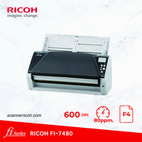 Gambar Scanner Ricoh Fi 7480 - A4/Legal/Folio/F4/A3 - 80 Lembar/Menit - ADF dari Jual Scanner Official Kota Bandung 2 Tokopedia