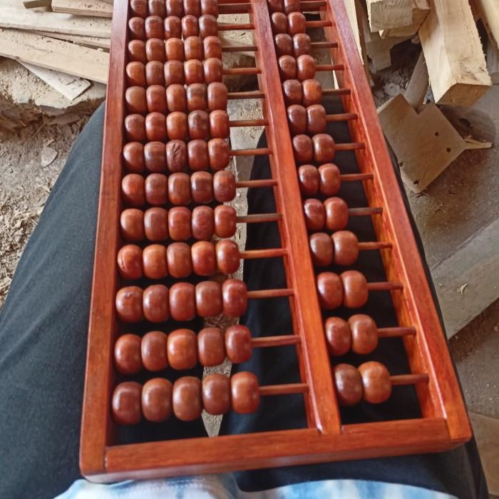 Sempoa Swipoa ijiran berhitung unik model kuno klasik kayu - Shop ...