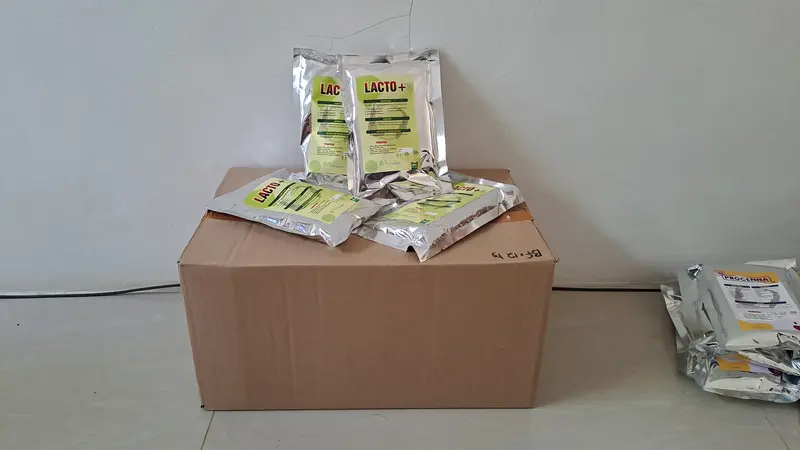 Suplemen tambahan pakan udang atau ikan | Lacto + 4