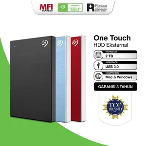 HARDDISK/HDD EKSTERNAL SEAGATE ONE TOUCH 1/2/4TB ORI GARANSI 3 TAHUN