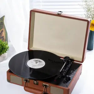 Vinyl Record Player Pemutar Piringan Hitam Gramophone Bentuk