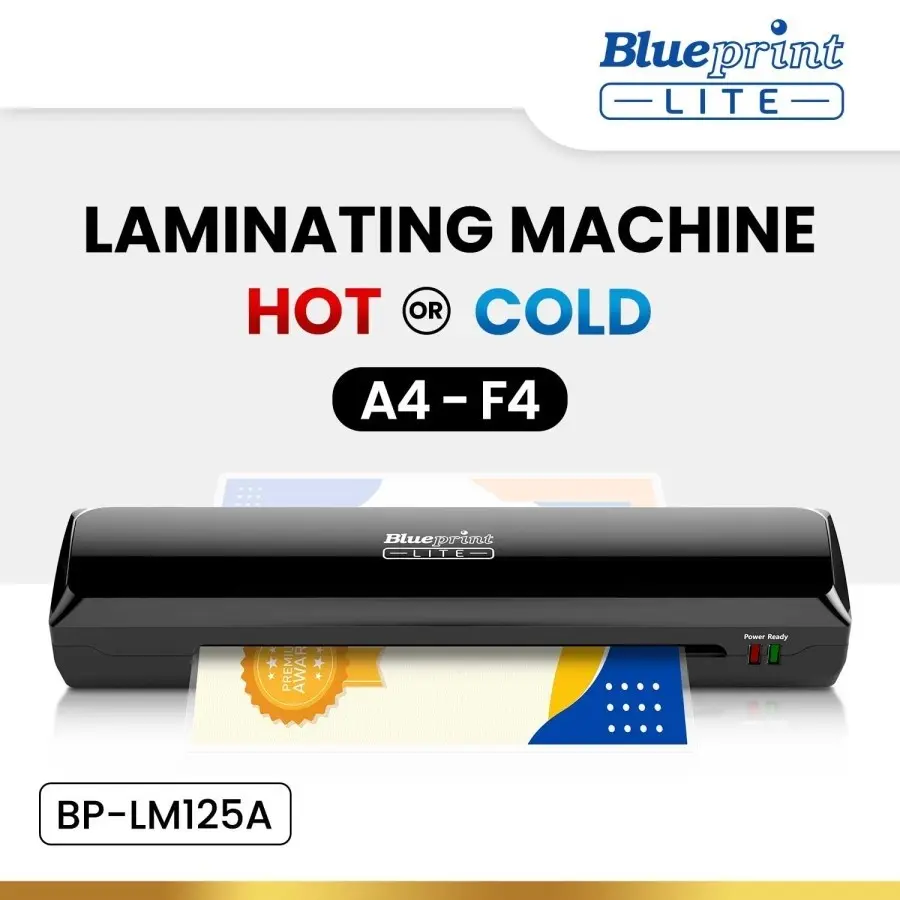 MESIN LAMINATING A4 - F4 BLUEPRINT BP-LM125A HOT & COLD