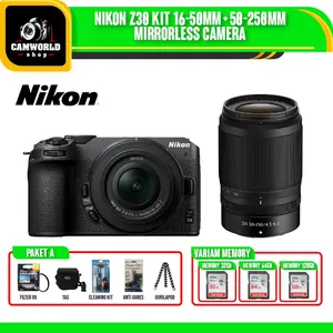 Nikon Z30 Kit 16-50mm + 50-250mm Mirrorless Camera Nikon Z 30 Kamera Lcd