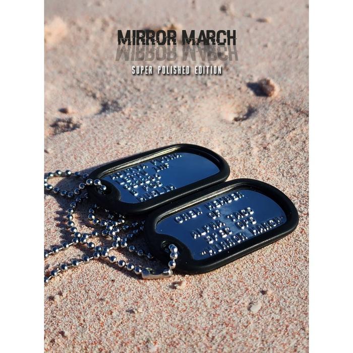 Gambar Kalung anjing dog tag glossy finish anti karat anti alergi tentara dari Alpha Tags Kab. Tangerang Tokopedia