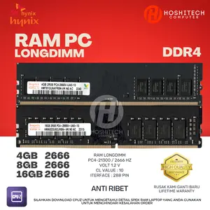 Ram PC Hynix DDR4 4GB 8GB16GB 2666mhz/PC21300 | GARANSI lifetime