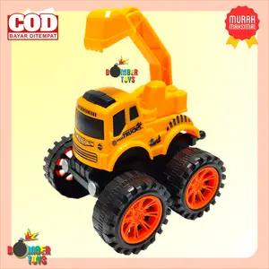 Mainan Anak Mobil Zap Konstruksi Monster Truck Koleksi Lucu Imut 4WD