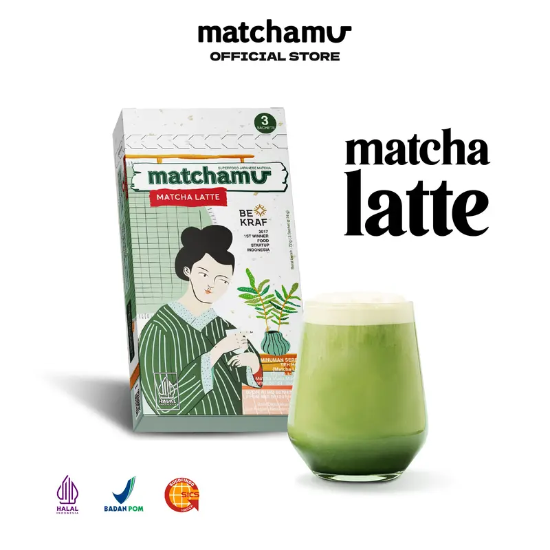 Matchamu Matcha Latte Box of 3 0