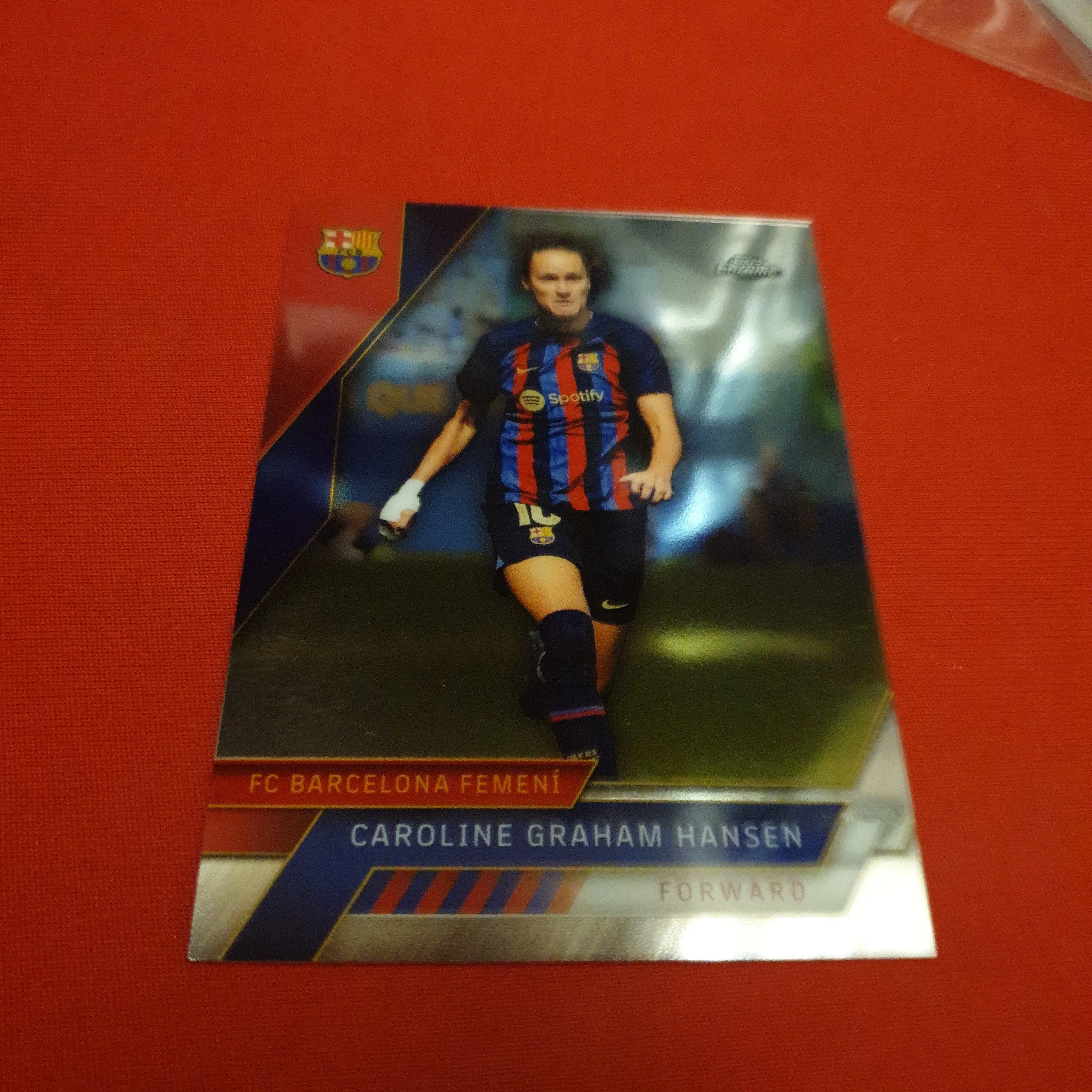 Kartu bola barcelona caroline graham hansen variation chrome 2023