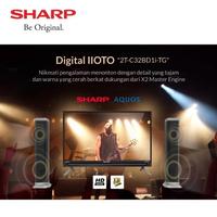 Gambar Sharp LED TV 32 Inch Speaker Tower 2T-C32BD1i-TG IIOTO 32 Inch Digital dari Bogor Solusi Elektronik Kab. Bogor 3 Tokopedia