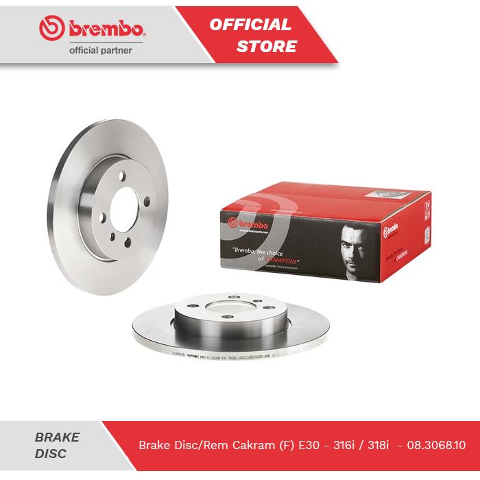 Brake Disc Front / Piringan Rem Depan Brembo E30 - 316i / 318i  - 08.3068.10