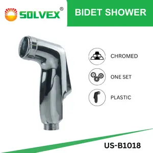 SOLVEX Kepala Jet Shower Toilet Kloset Cebok Bidet Semprotan WC B1018 Sprayer