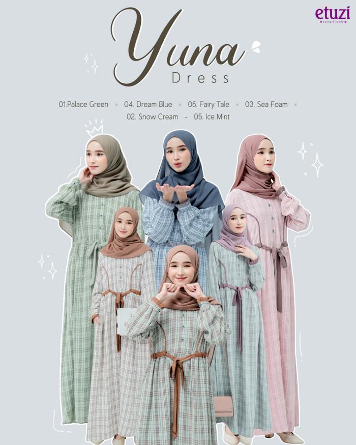 Jual Gamis Wanita Terbaru Yuna Dress by Etuzi Gamis Crinkle Airflow Motif -  palace green, XS - Kab. Karanganyar - Edelweishop | Tokopedia