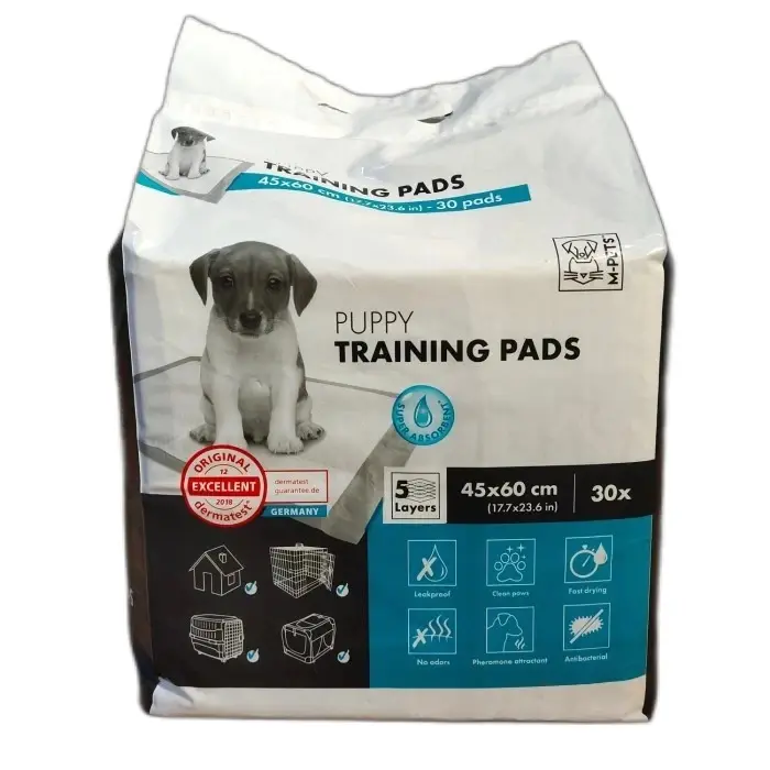 Mpets Puppy Premium Training Pads 45x60cm 30pcs - alas kandang hewan