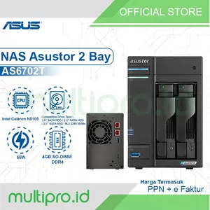 NAS AS6702T Asustor 2 Bay