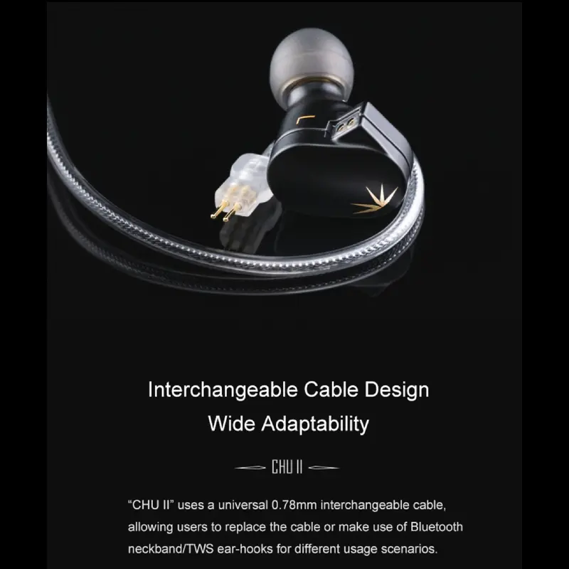 MOONDROP CHU II / CHU 2 Dynamic Driver In-Ear Monitor Earphone iem 1