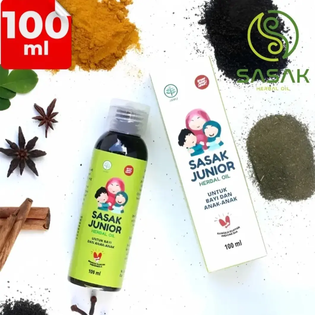 Minyak Sasak Junior Herbal Oil 100ml