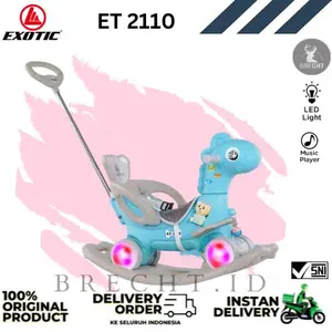 (Grab/Gosend) Mainan Kuda Kudaan Anak Dino Exotic ET 2110 3in1