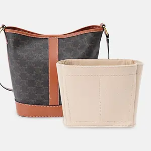 Felt Bag organizer for triomphe bucket bag / organiser tas