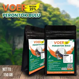 VOER PERONTOK BULU (MABUNG ) PROTEIN 25% 150GR