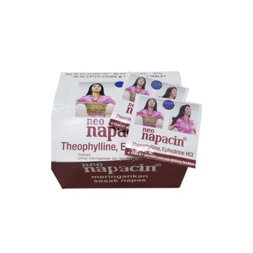 Neo Napasin Pereda Sesak Napas Nafas per strip isi 4 Tablet