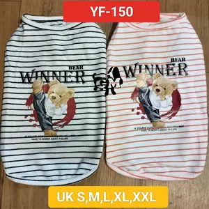 YF-150 Baju Anjing Kucing Kaos Bear Kid Vest Shirt Dog Cat Size