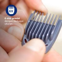 Gambar Philips MG5720 Multigroom Shaver Face and Hair 9-in-1 - Alat Cukur dari Jakarta Digital 8 Kota Administrasi Jakarta Pusat 4 Tokopedia
