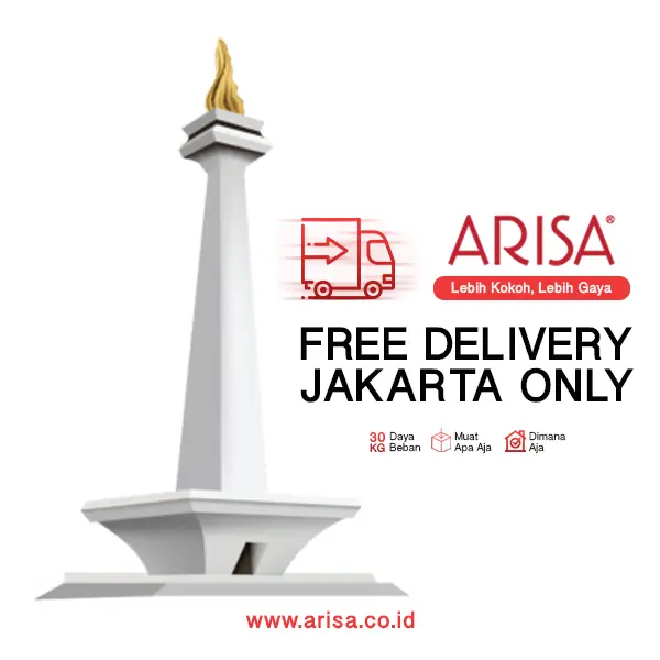 Lemari Serbaguna Plastik Elegan Dua Pintu Arisa CA502 1