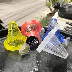 Tempat Makan Ikan Cup Cacing Sutra Kering atau Beku