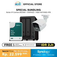 Gambar Bundling Synology BC500 IP Camera + DVA + HDD + Onsite Survei + Pasang dari IGS Official Store Jakarta Barat 1 Tokopedia