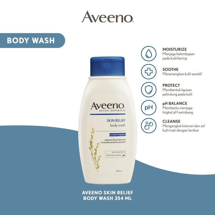 Gambar Aveeno Skin Relief Body Wash 354ml / sabun mandi kulit sensitif dari Bayi Murah Online SBY Kota Surabaya Tokopedia