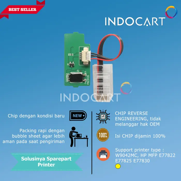 Gambar Chip W9040MC W9041MC W9042MC W9043MC-HP Color Laser MFP E77822 E77825 E77830 - Black dari IndoCart HM2 Kota Administrasi Jakarta Pusat 5 Tokopedia