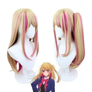 LOL-40 wig ruby hoshino oshi no ko cosplay rambut palsu karakter anime