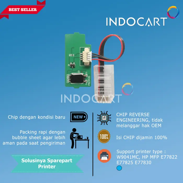Gambar Chip W9040MC W9041MC W9042MC W9043MC-HP Color Laser MFP E77822 E77825 E77830 - Black dari IndoCart HM2 Kota Administrasi Jakarta Pusat 4 Tokopedia