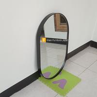 Gambar Cermin oval kamar mandi 40cm x 70cm mirror wastafel frame besi dari ILHAMFURNITUREJEPARA Kab. Jepara 3 Tokopedia