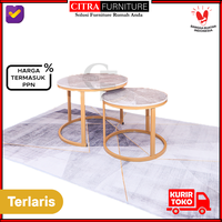 Gambar Citra Furniture Nordic Series Meja Tamu Marmer Twins dari Citra furniture Kota Administrasi Jakarta Pusat 1 Tokopedia
