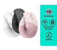 Gambar LOGITECH LIFT MOUSE VERTICAL WIRELESS BLUETOOTH SILENT - Hitam dari Dityashop Tech Kota Bekasi 1 Tokopedia