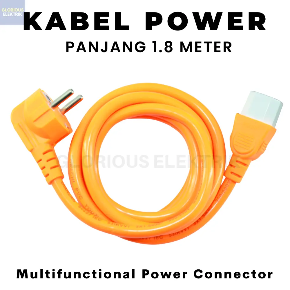 Kabel Power Komputer / Magicom / PC / CPU Panjang 1.8 Meter
