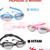 Gambar KickGo Kacamata Renang Plus Penutup Telinga Dewasa Remaja - Hitam dari KickGoOfficialStore Kab. Tangerang 3 Tokopedia