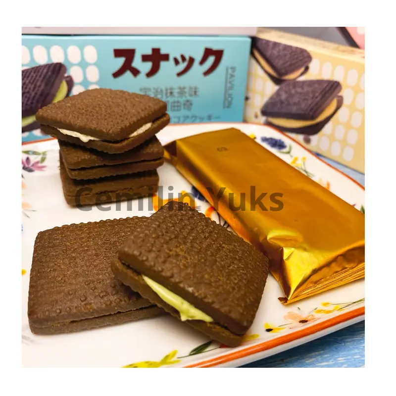 JGT Cocoa Cookies Sandwich Cookie Caramel Biscuit 3