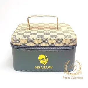 Box kosmetik tempat make up beauty case Motif Damie
